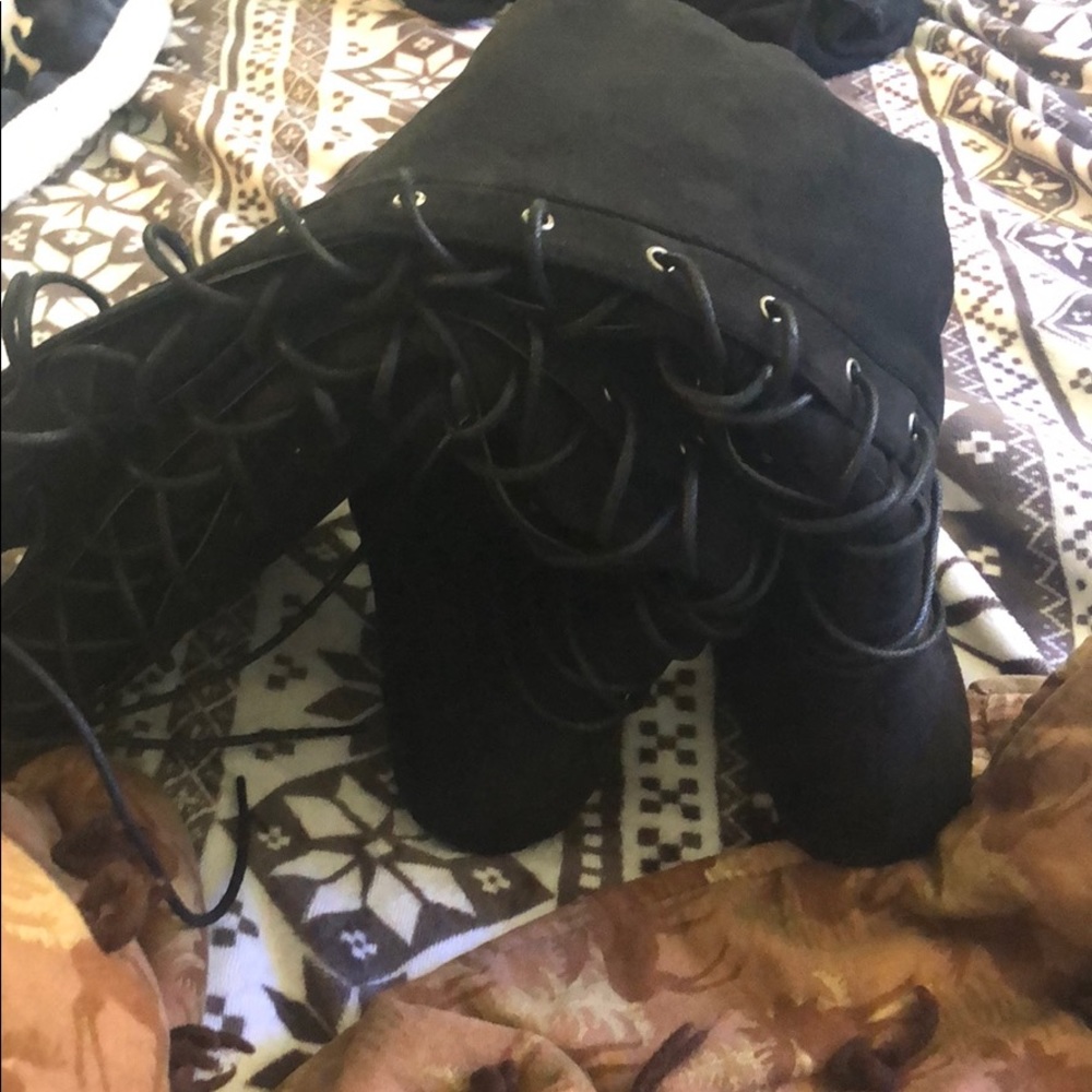 Thigh high boots